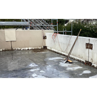 The water from the leaking wall joints caused corrosion on every structural cleat in the Forrest apartment building.