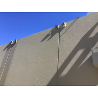 We installed temporary top caps on top of the balcony wall joints until the joints are stripped and remade in Forrest Canberra