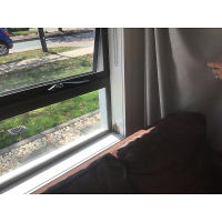 This is water damage to the window frames in 2 year old home in Throsby Canberra