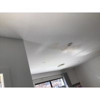 This is water damaged ceiling in a two year old home in Throsby Canberra