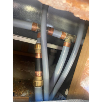 Repaired plastic cold water pipe in Woden- The owner received a high water bill