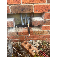Cut and cap test on a leaking pro fit plastic pipe in Gordon Canberra - Profit pipes are notorious for leaking