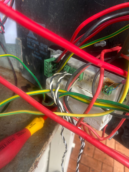 1 c Water damaged the smart meter circuitry in the switch board Hawker Belconnen Canberra