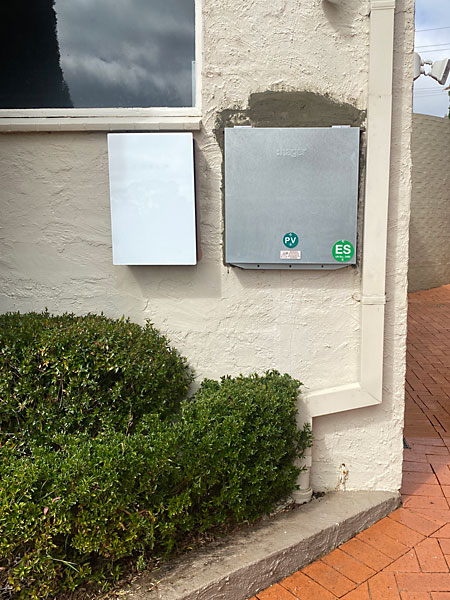 1 e New switch board-installed-after-removal-of-water-damaged-board-from balcony leak Hawker Belconnen Canberra