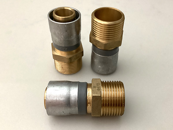 4 b 20mm Polybutylene to 20mm BSP pipe and fitting adaptors for Canberra